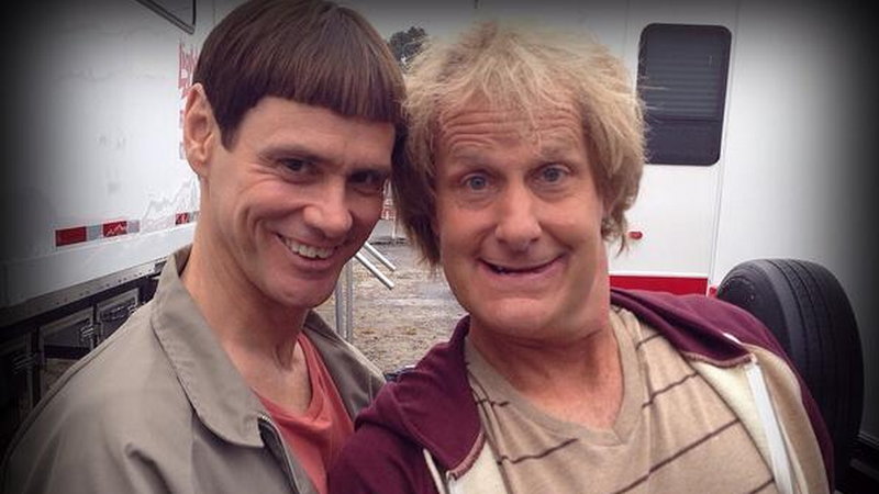 Jim Carrey i Jeff Daniels w filmie
