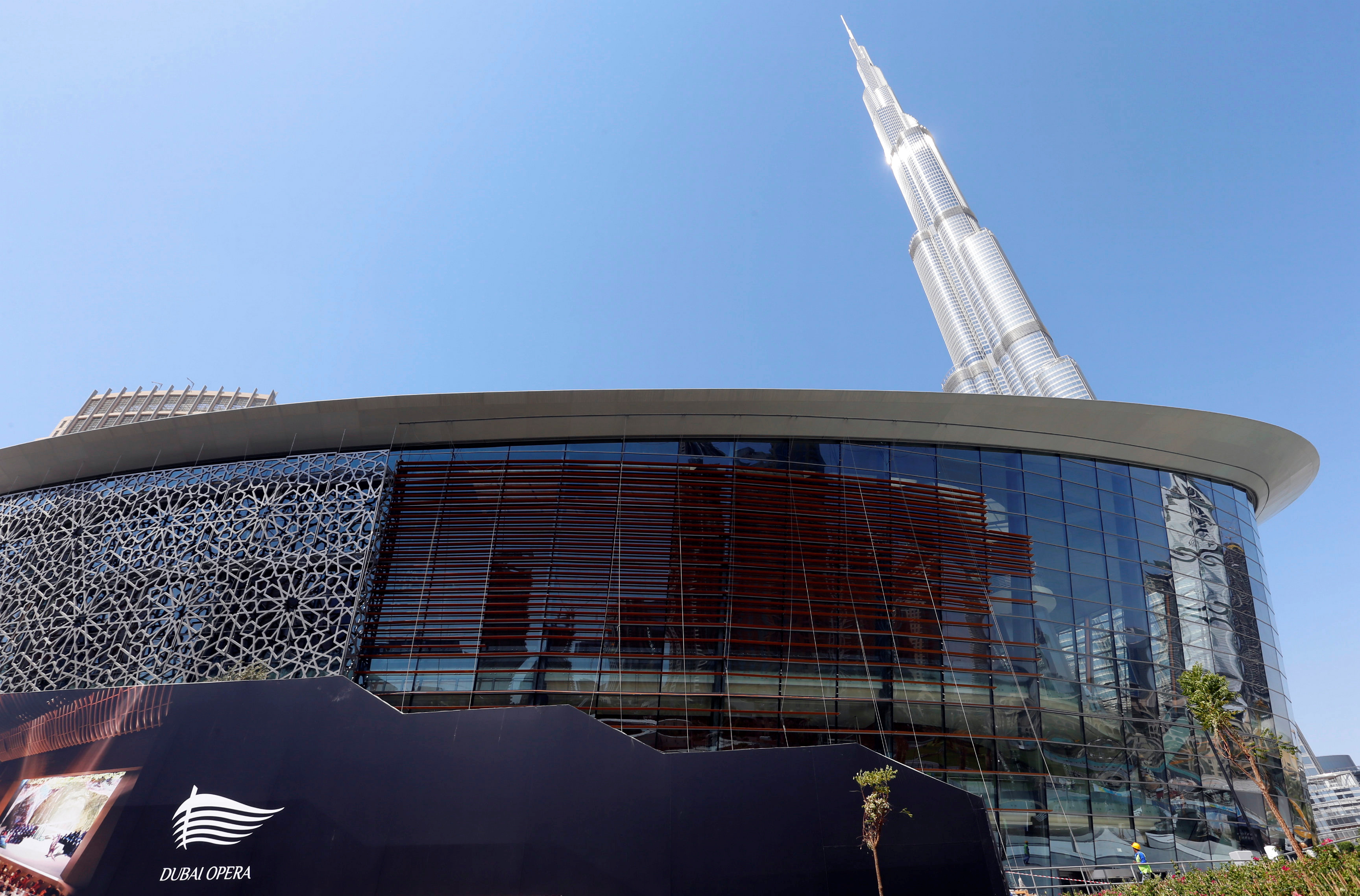 General view of the first Dubai Opera house, the UAE August 30, 2016.