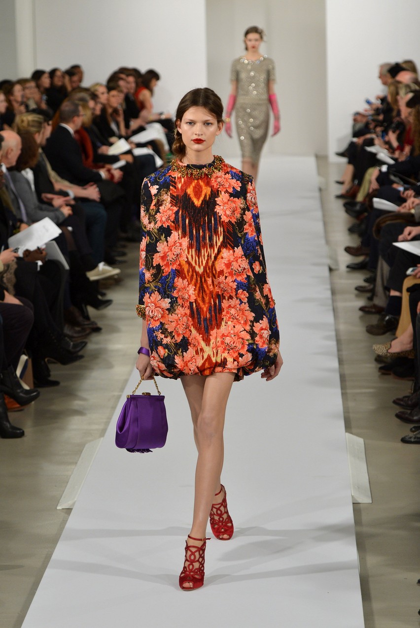Oscar de la Renta - pokaz Jesień Zima 2013/2014/ fot. Getty Images