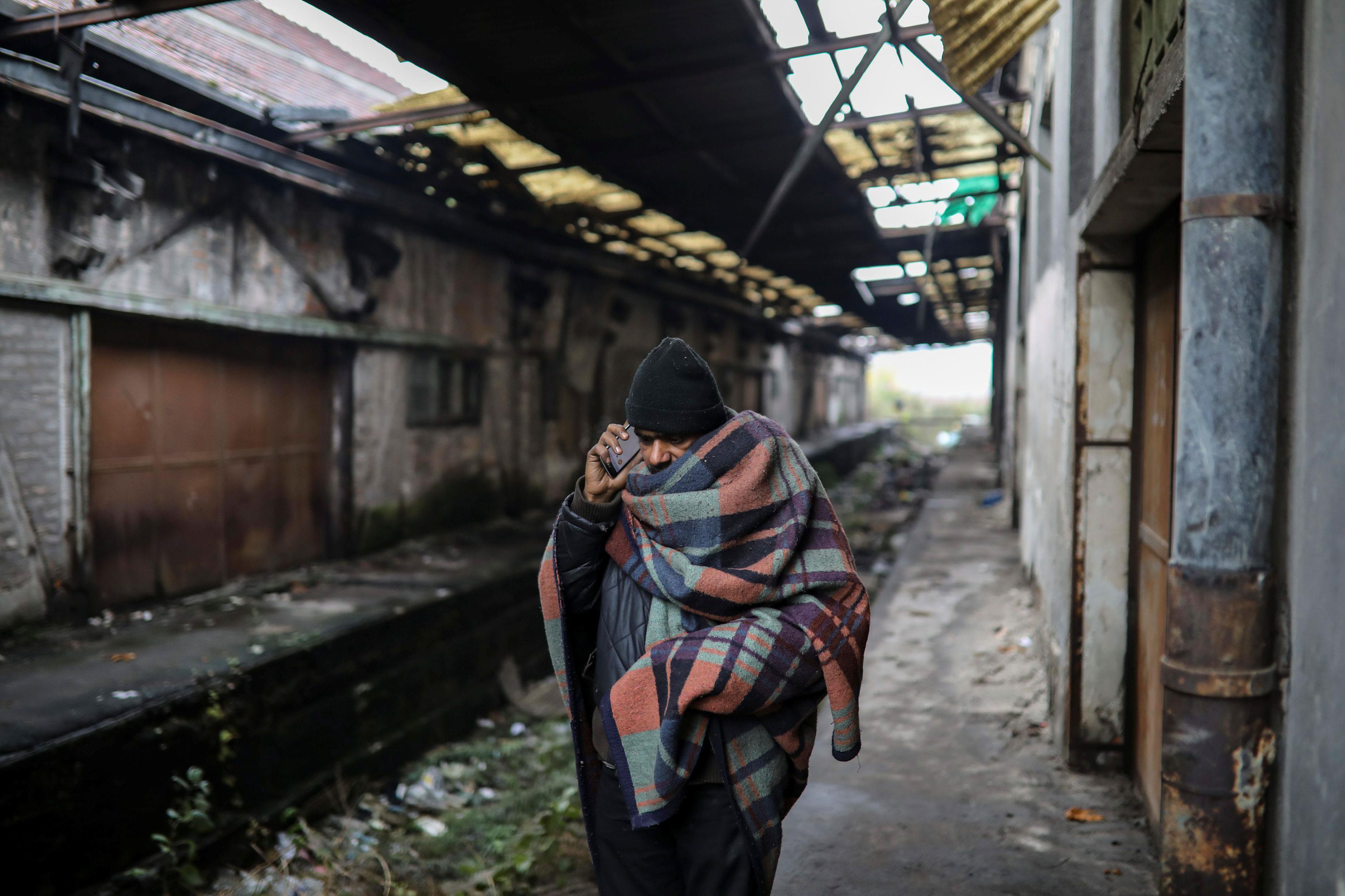 The Wider Image: Trapped in Serbia, migrants shelter in warehouse