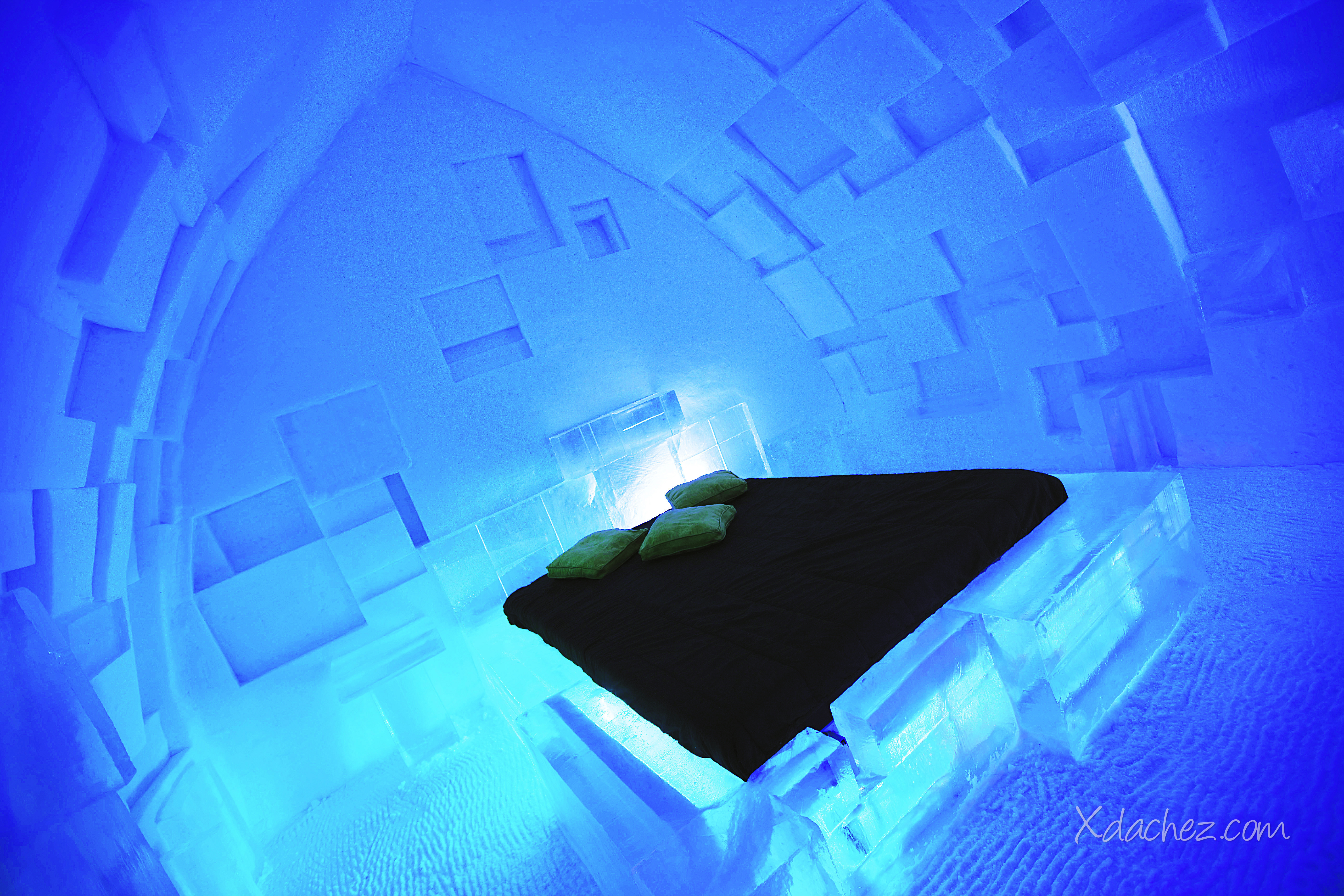 Hotel de Glace - niezwykły hotel z lodu