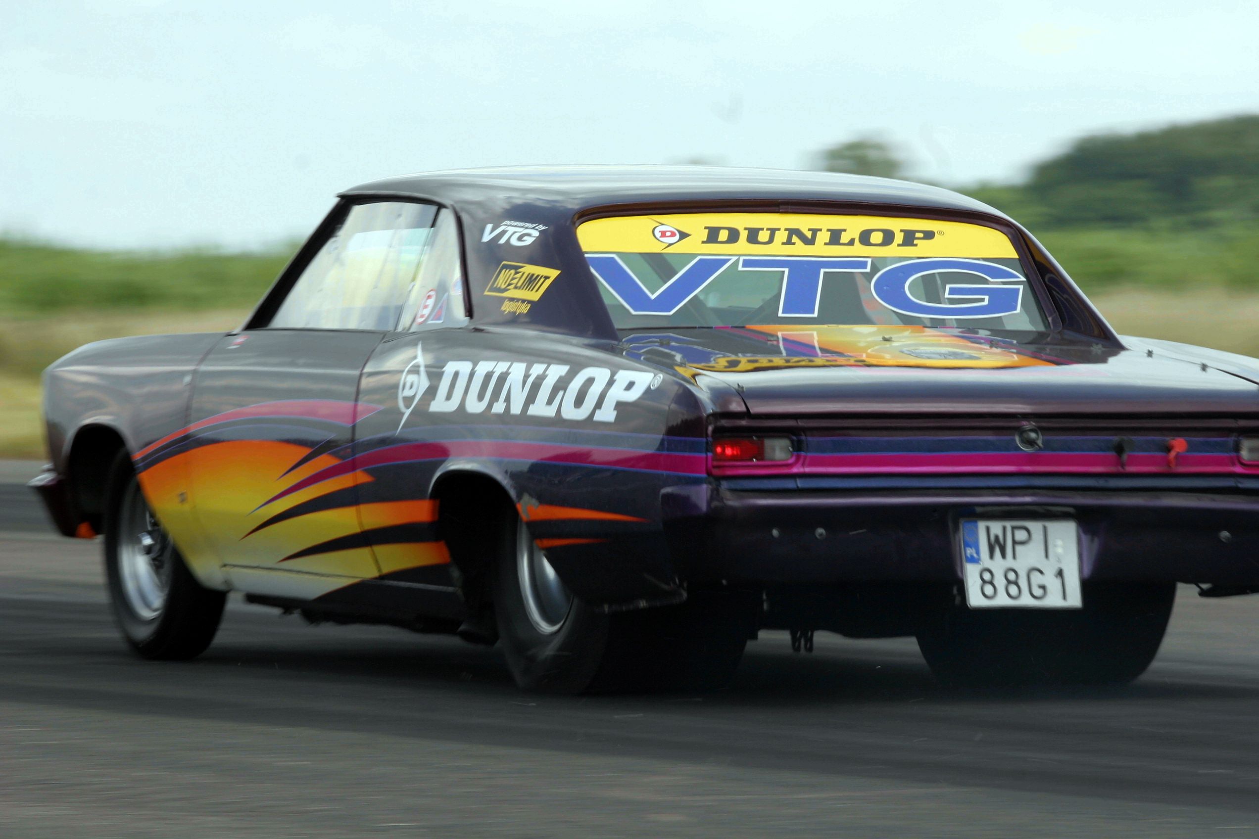 Chevy Chevelle - Mortena Carlsena - mistrz w klasie RWD Drag (aut z napędem tylnonapędowym)