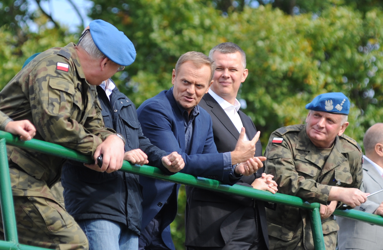 Premier podczas pokazu na poligonie w Drawsku