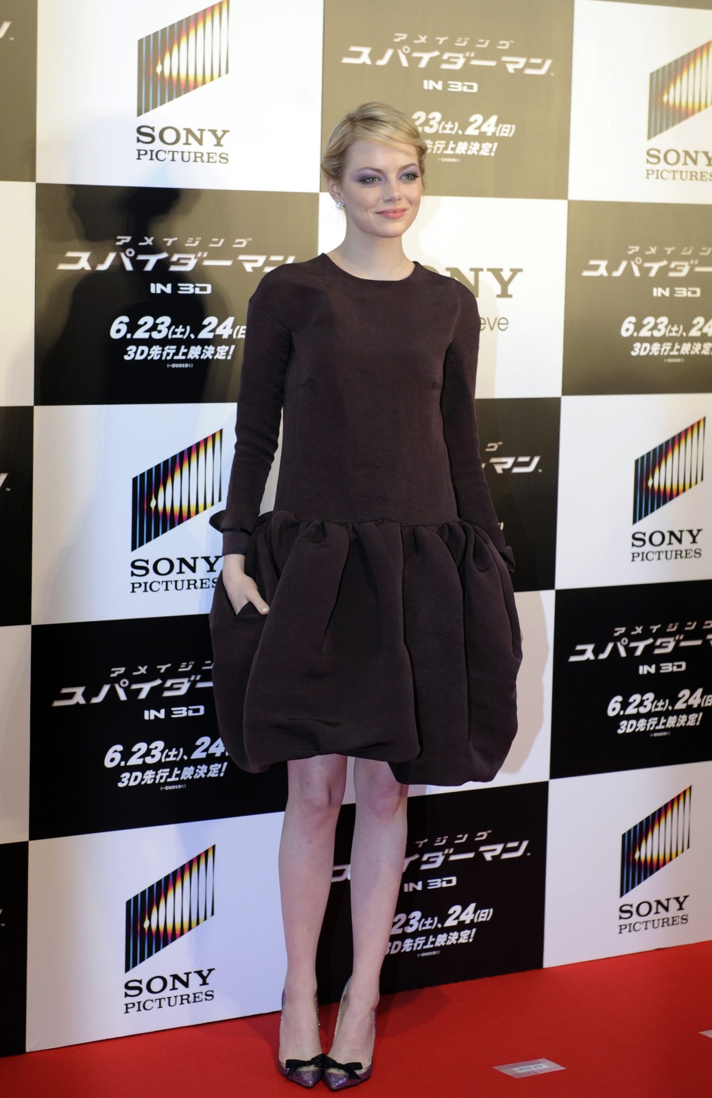 Emma Stone na premierze