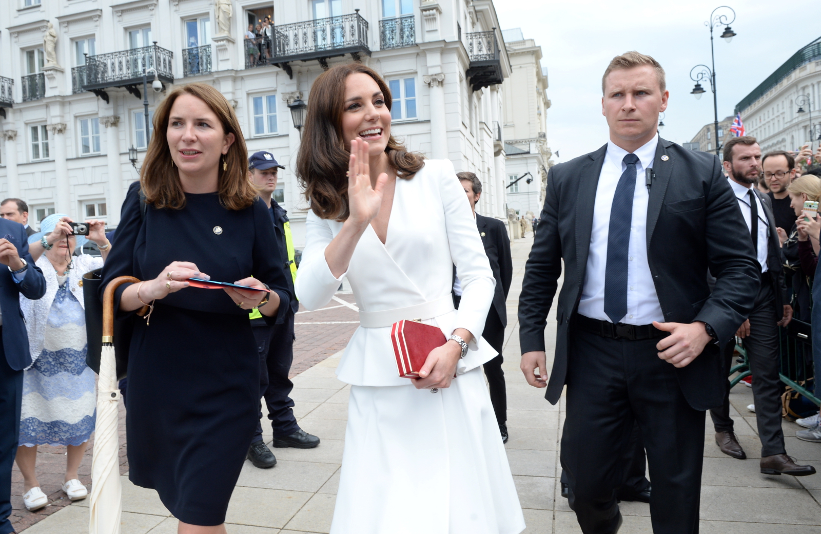 Księżna Kate na Krakowskim Przedmieściu w Warszawie