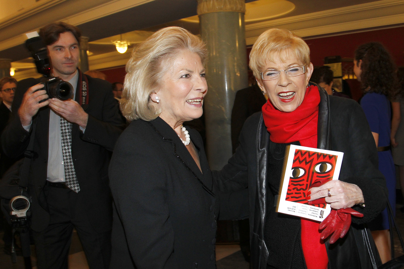 Elżbieta Penderecka i Janina Paradowska na inauguracji 16 Wielkanocnego Festiwalu Ludwika Beethovena