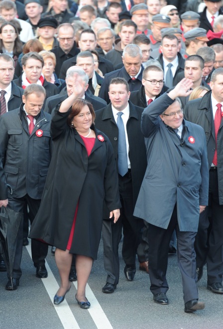 Anna i Bronisław Komorowscy