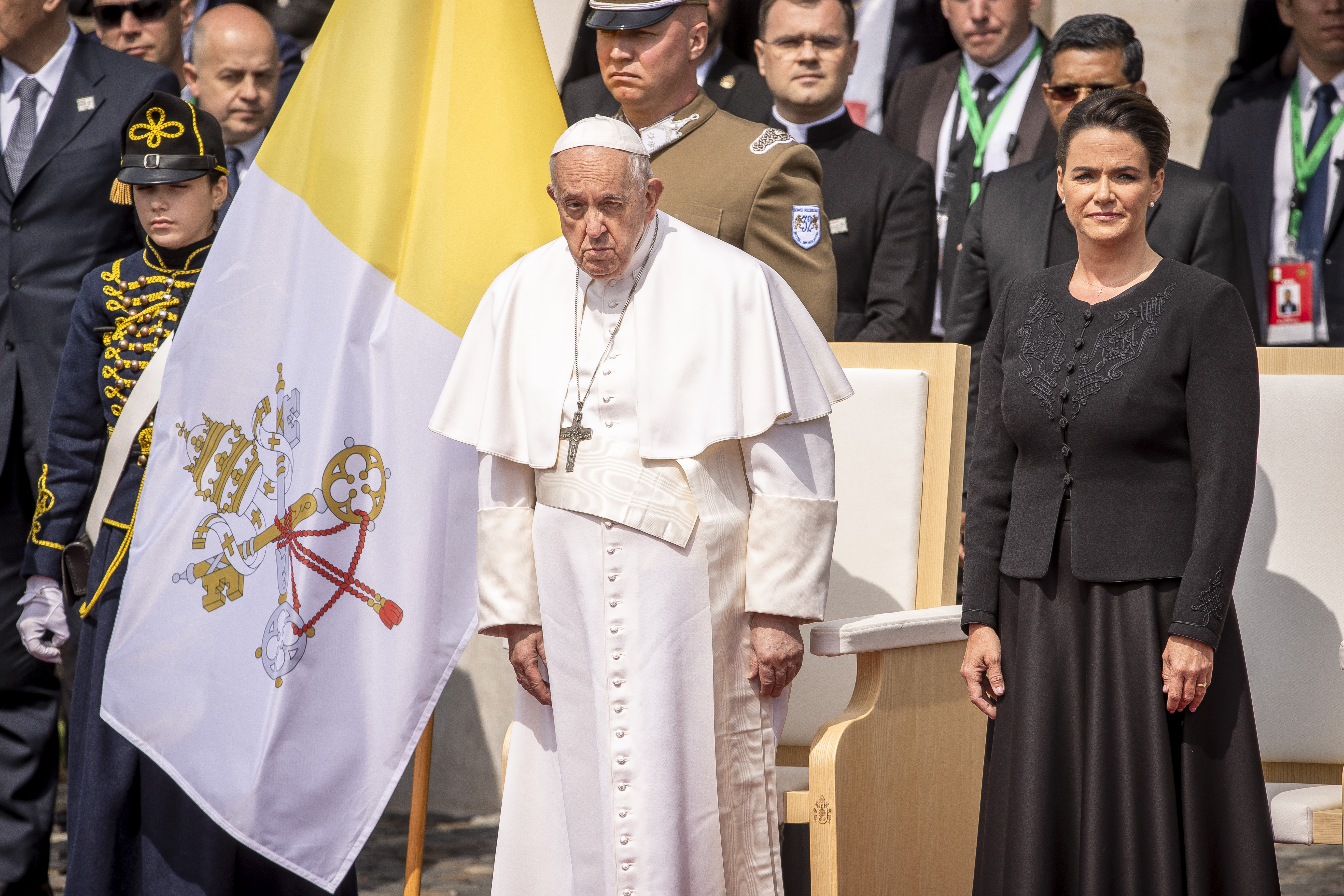 Ferenc pápa augusztusban  magánlátogatáson fogadja Novák Katalin köztársasági elnököt