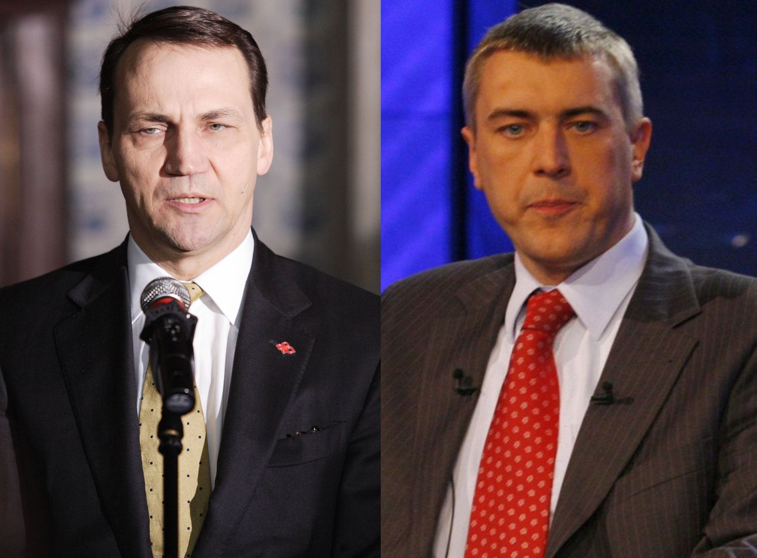 Radosław Sikorski i Roman Giertych