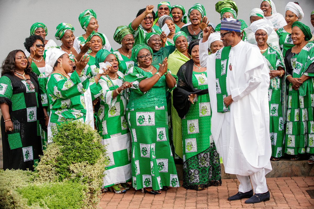 President Muhammadu Buhari is happy to have a number of women in his government as he celebrated them on the International Women's Day 2019.