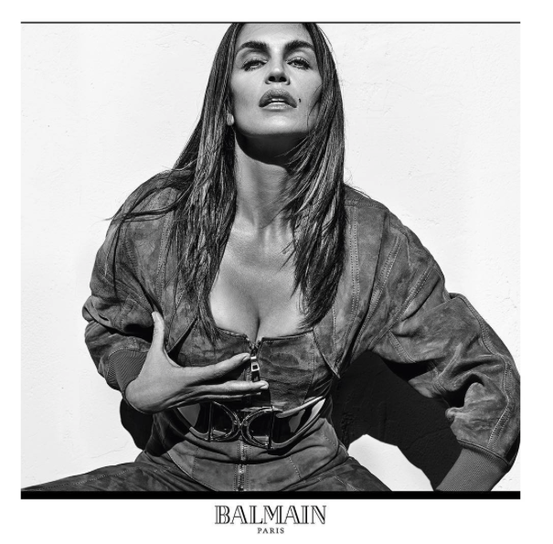 Gwiazdy mody lat 90. w kampanii Balmain