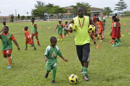 Soccer, scholarships and smiles at the Greensprings/Kanu Football Camp for Kids, supported by Union Bank.