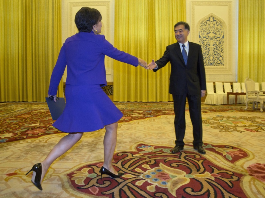 Penny Pritzker i wicepremier Chin Wang Yang