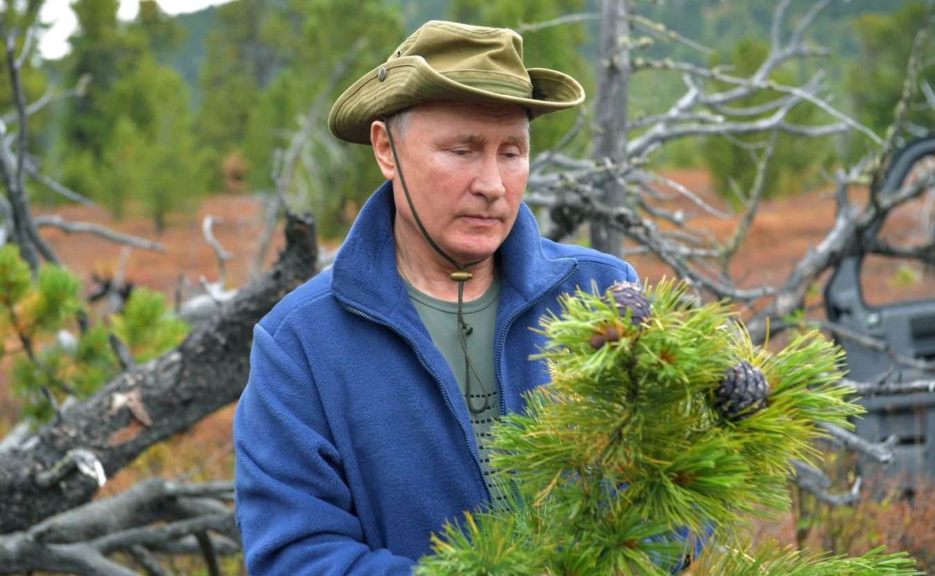 Władimir Putin na Syberii