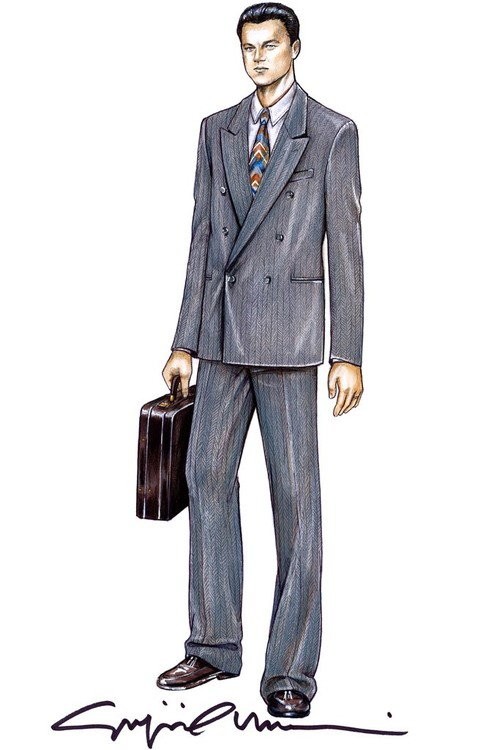 Kostiumy projektu Giorgio Armani do filmu "Wilk z Wall Street"