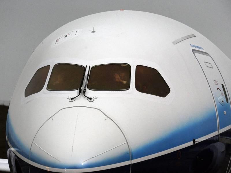 Boeing 787 Dreamliner 9 kabina