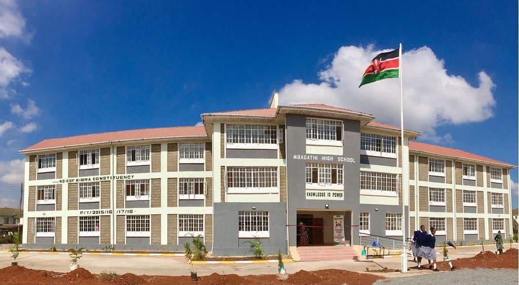 Mbagathi Girls High School built by the late Ken Okoth using CDF.