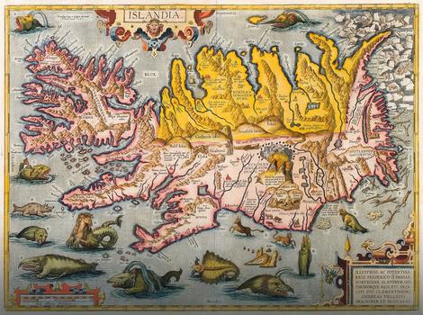 Karta Islanda iz 16. veka