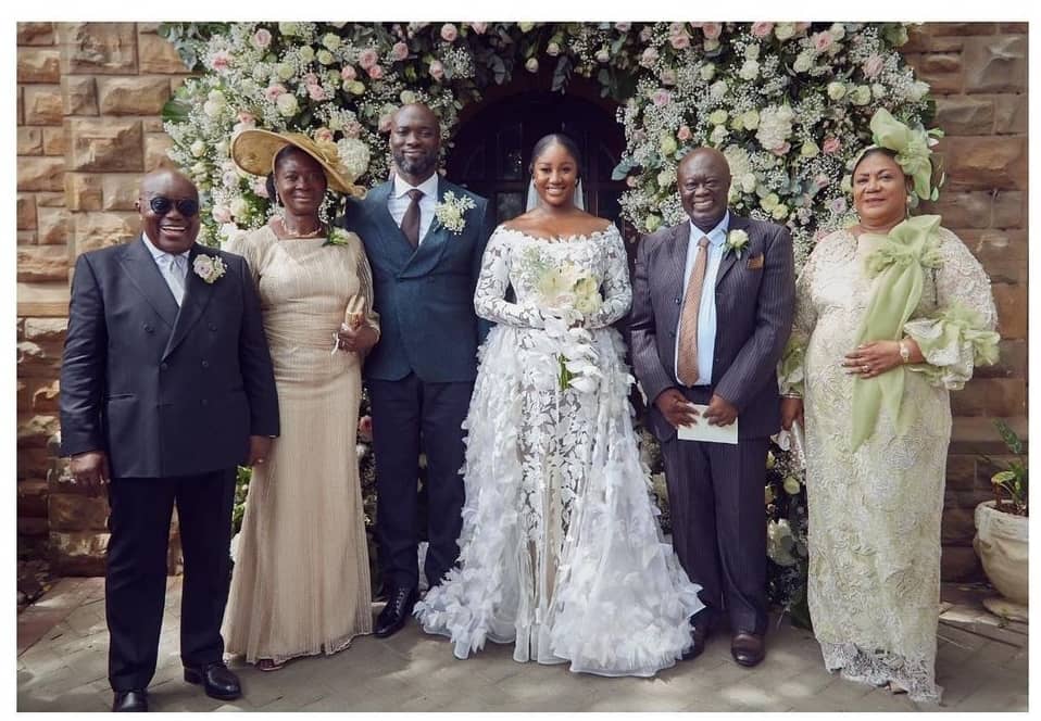 Photos: Akufo-Addo's daughter marries in a beautiful private wedding