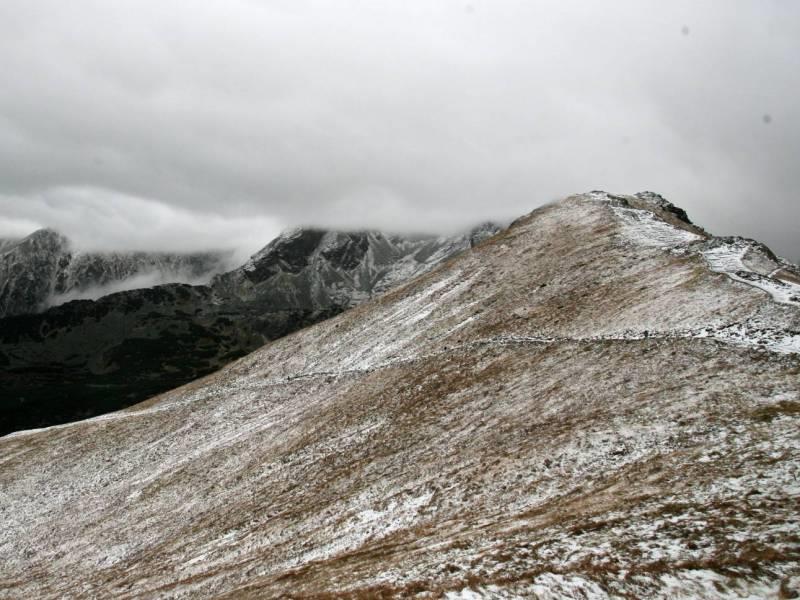 Kasprowy wierch tatry zakopane śnieg