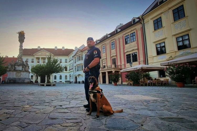 Hős rendőrkutya találta meg az eltűnt nőt a Fertő tónál