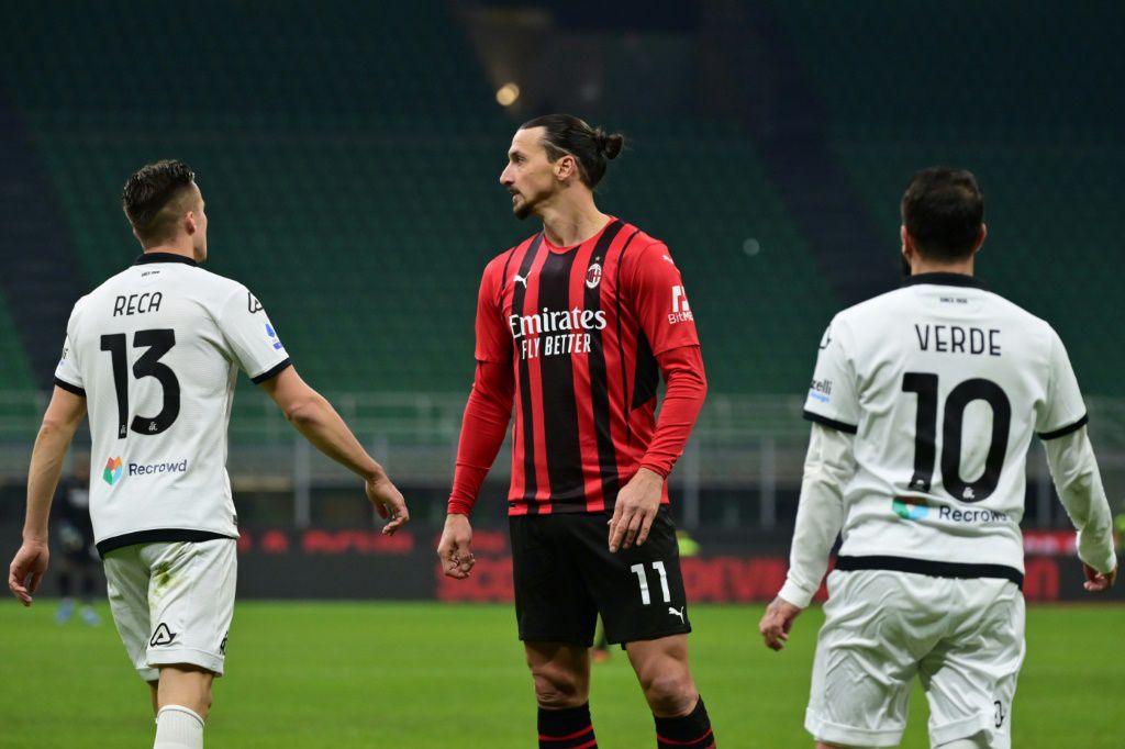 Spezia stun AC Milan in dying seconds at San Siro