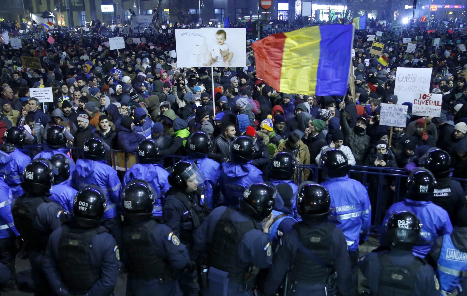 Demonstracja w Bukareszcie