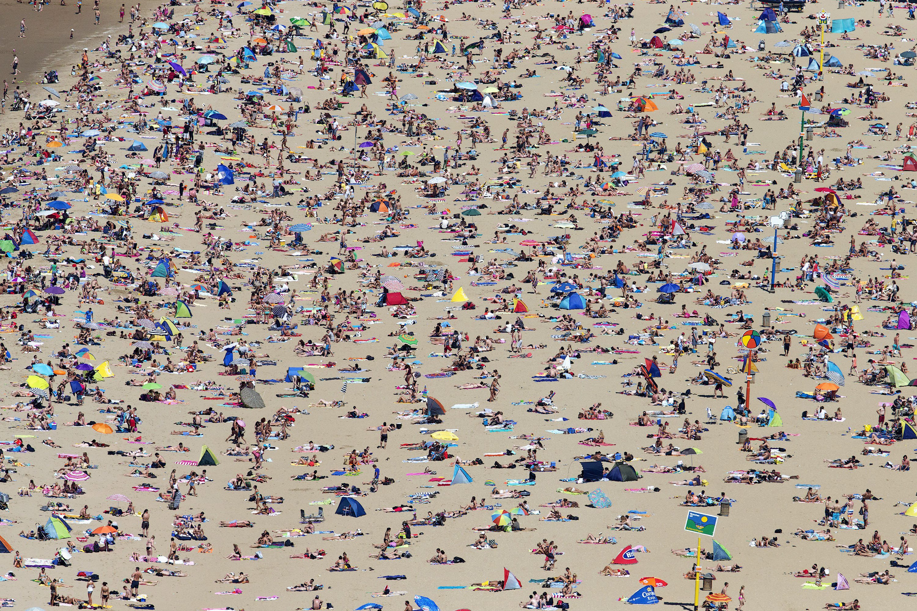 Plaża w Scheveningen w Holandii
