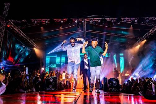 Burna boy Performing at the REDTV Rave 4 ‘Shutdown’ event held in Lekki, Lagos