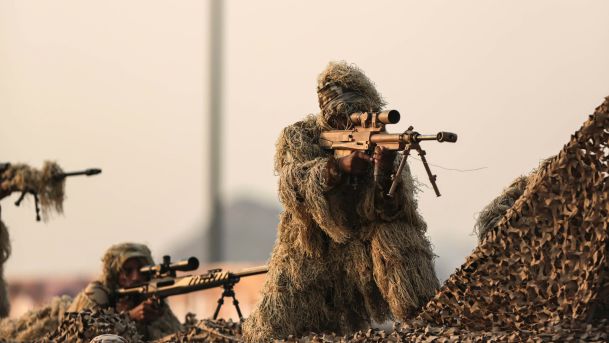 Commandos during a routine operation (AFP)