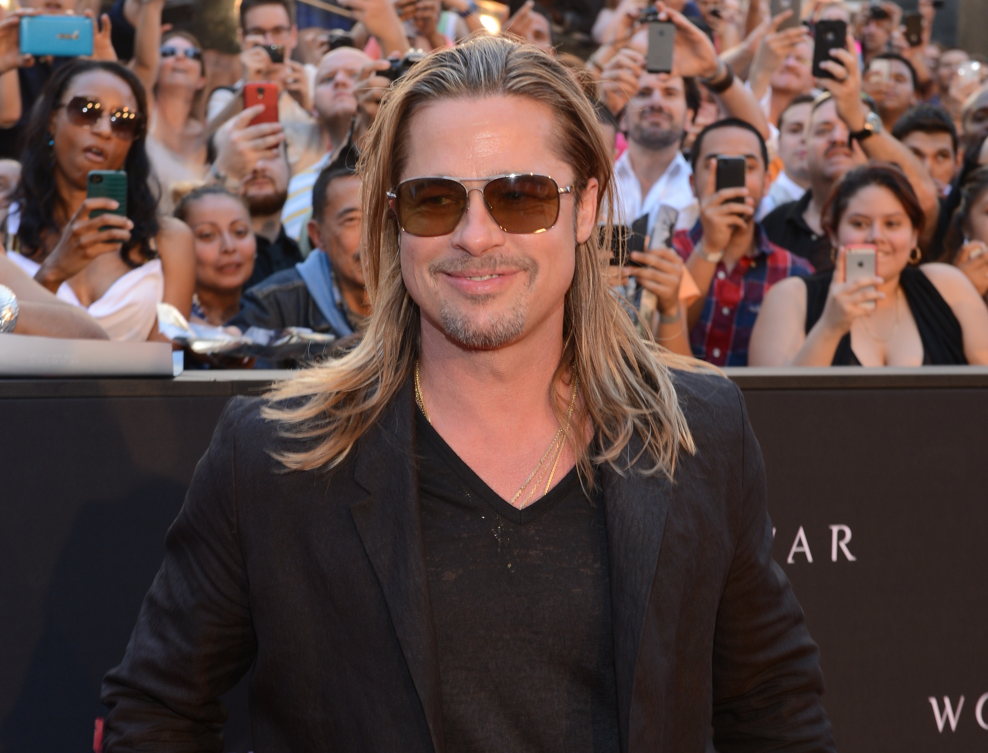 Brad Pitt na premierze w Nowym Jorku