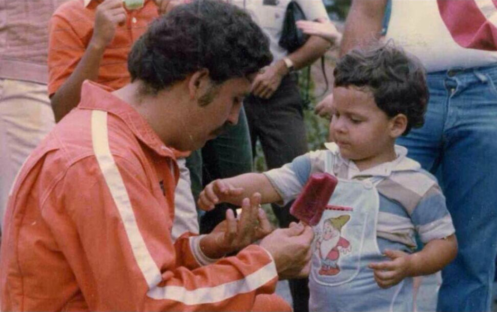 Sebastian with his father in 1979