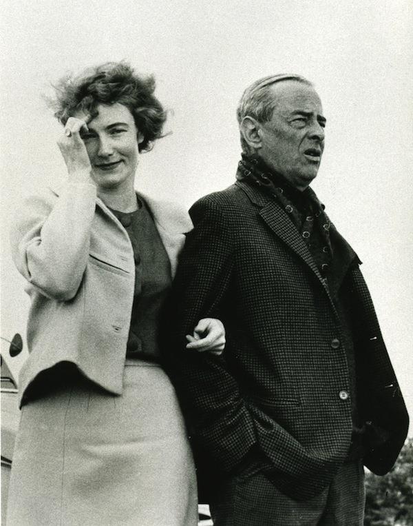 1966 Francja Vence nz Witold Gombrowicz i Hanne Garthe   fot Rita Gombrowicz FOTONOVA