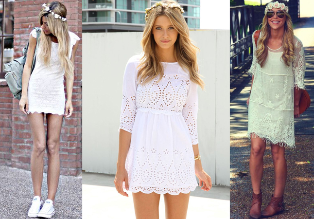 A nyár kedvence: a kis fehér ruha! - Glamour