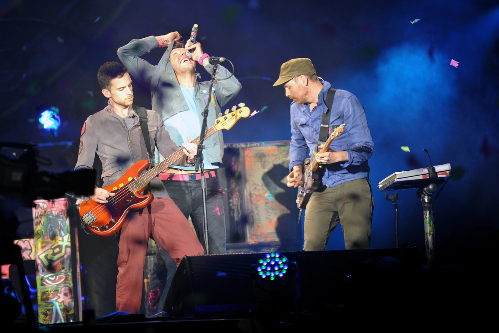 Guy Berryman z grupy Coldplay