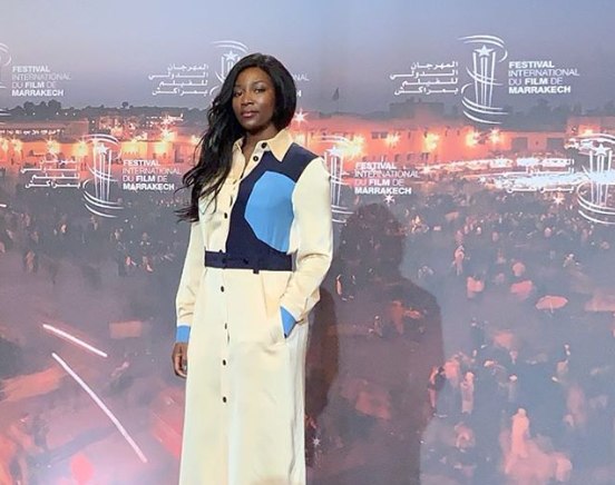 Genevieve Nnaji screened 'Lionheart' at the Marrakech film festival 2018 in Morroco.