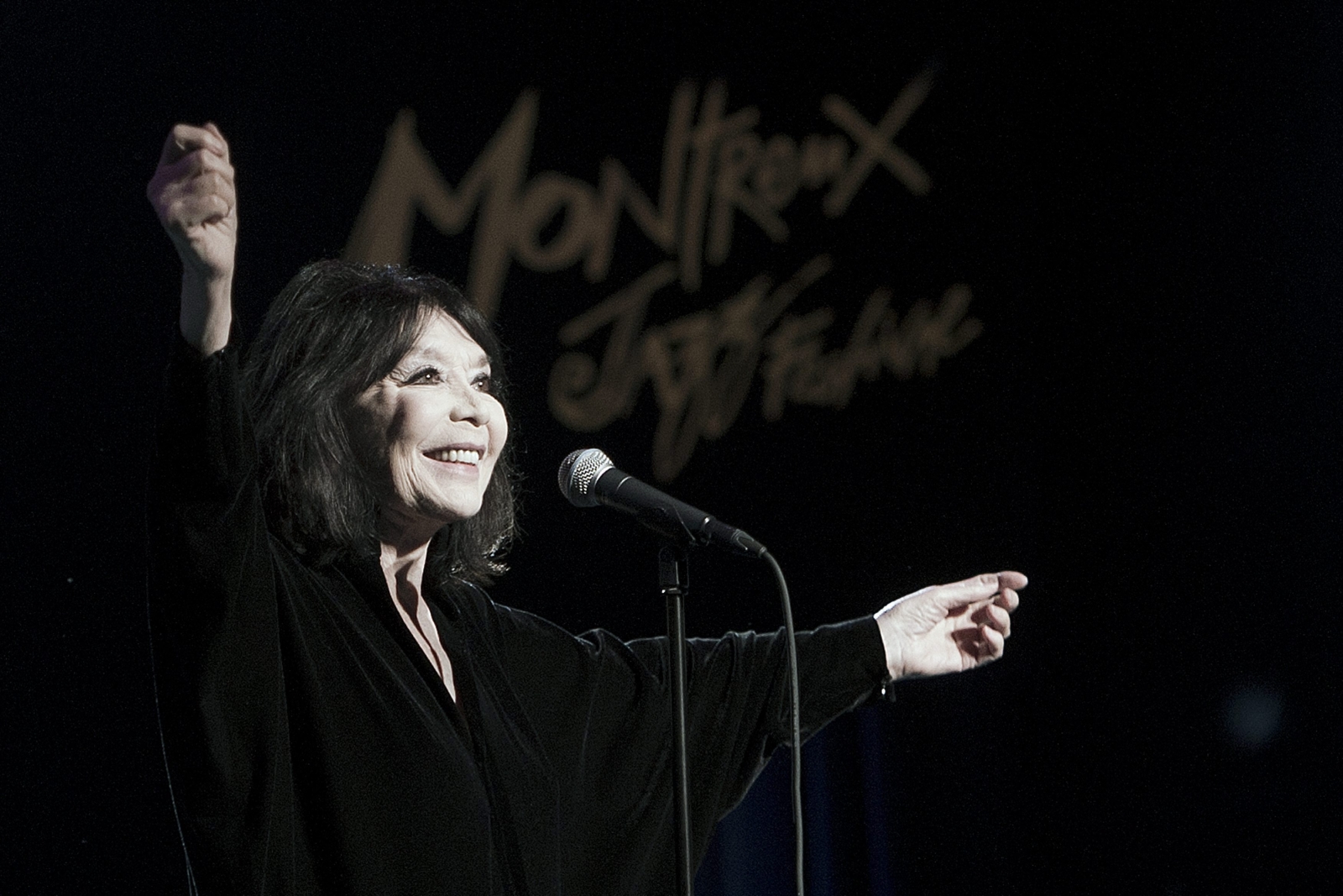Juliette Greco na 46th Montreux Jazz Festival w Szwajcarii