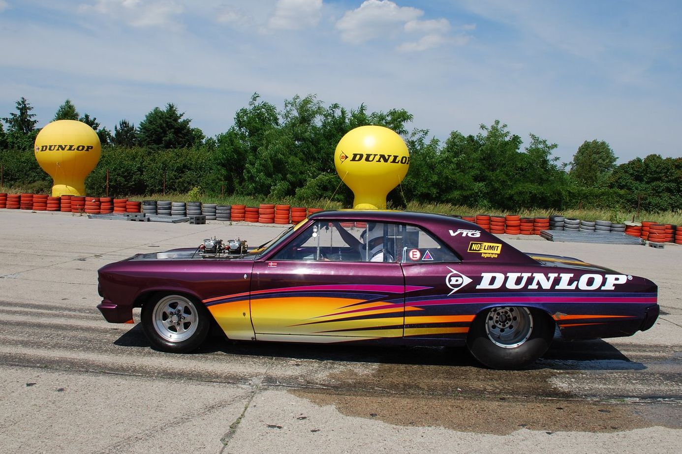 Chevy Chevelle - Mortena Carlsena - mistrz w klasie RWD Drag (aut z napędem tylnonapędowym)
