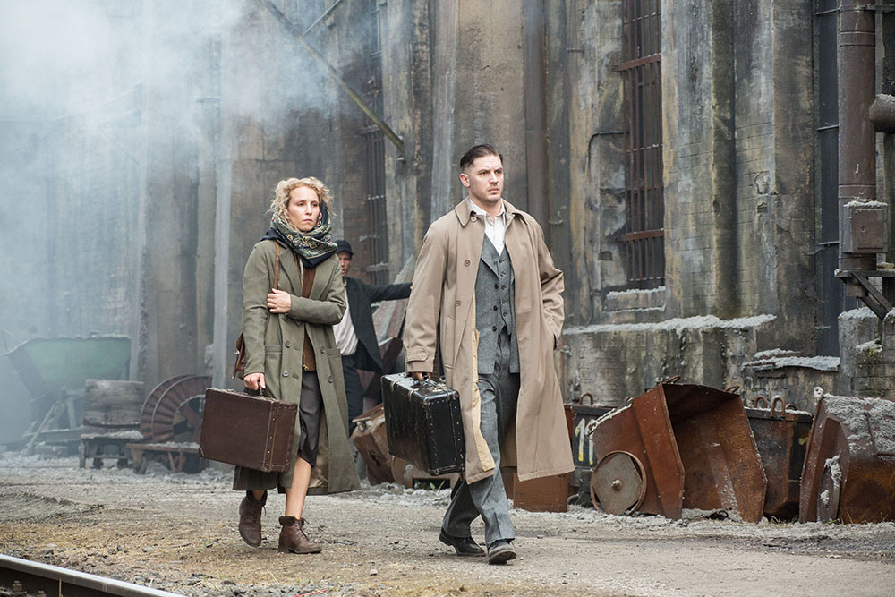 Noomi Rapace i Tom Hardy w filmie
