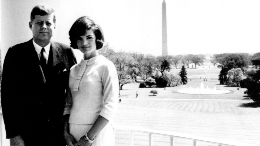 Prezydent John F. Kennedy i pierwsza dama Jackie Kennedy