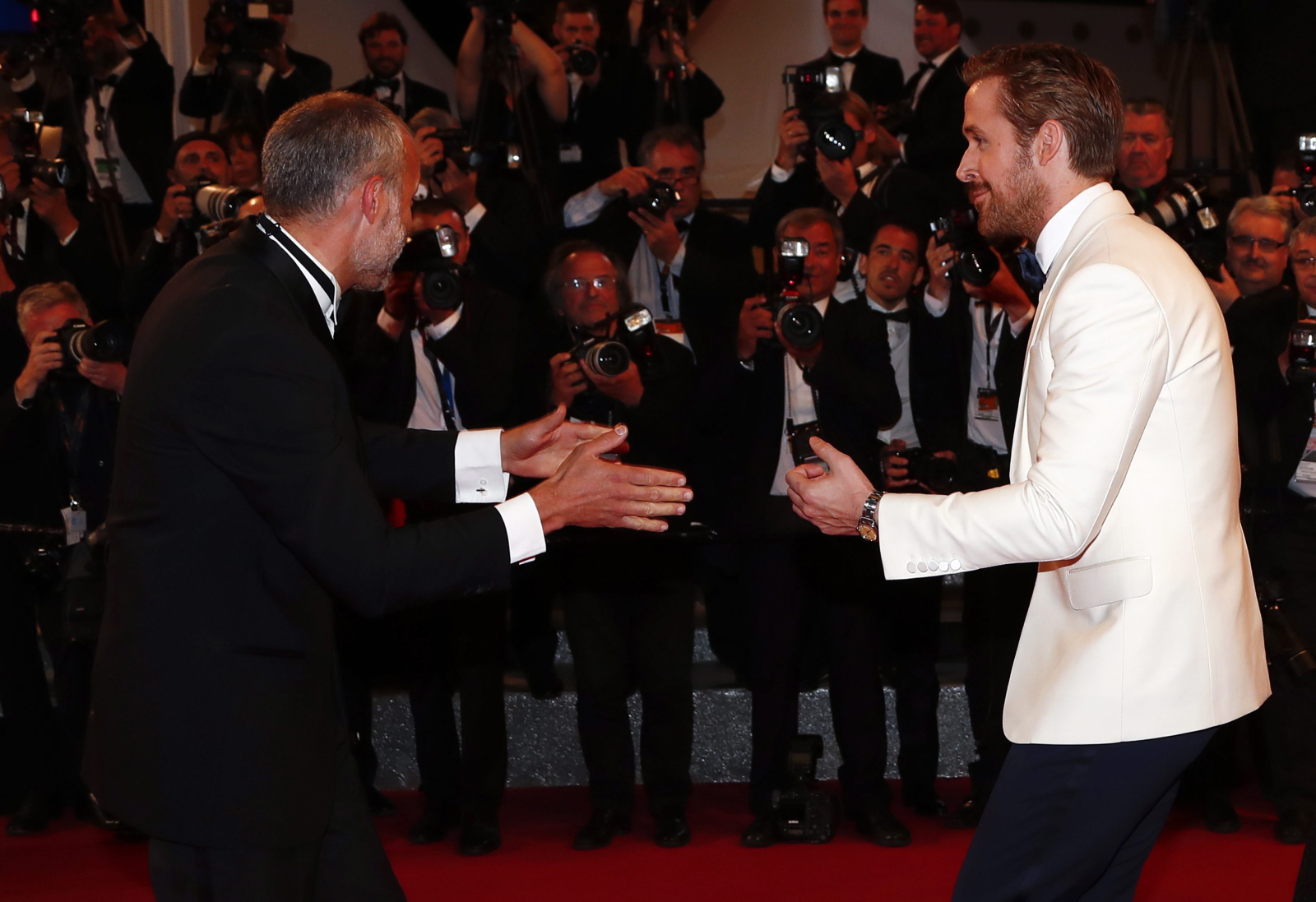 Ryan Gosling na premierze
