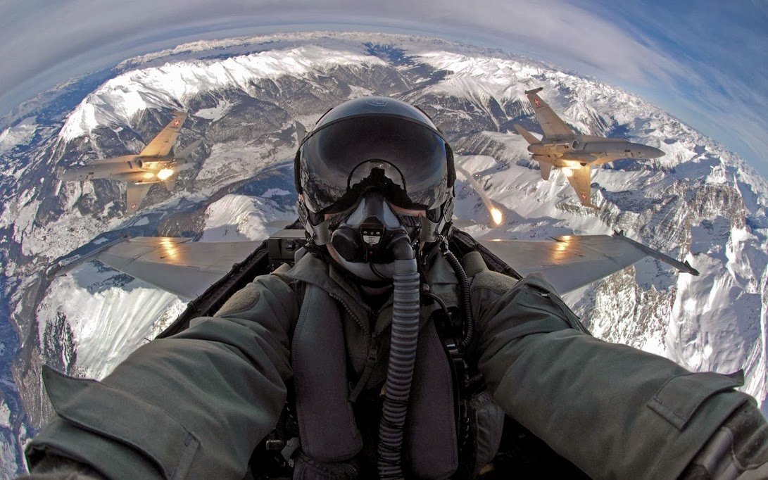 Selfie z odrzutowca