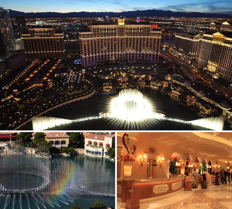 6. Bellagio. Jeszcze jeden 5-gwiazdkowy hotel z Las Vegas w USA. Główną atrakcją jest ogromna, grająca fontanna przed budynkiem. Wartość inwestycji szacowana jest na 1,6 mld dolarów. Sama ceremonia otwarcia kosztowała 88 mln dol. Poza fontanną, atutami ho