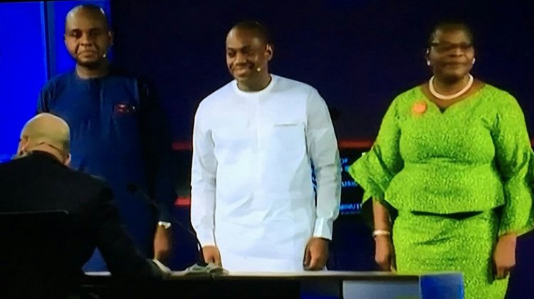 Ezekwesili, Durotoye, Moghalu during 2019 presidential debate