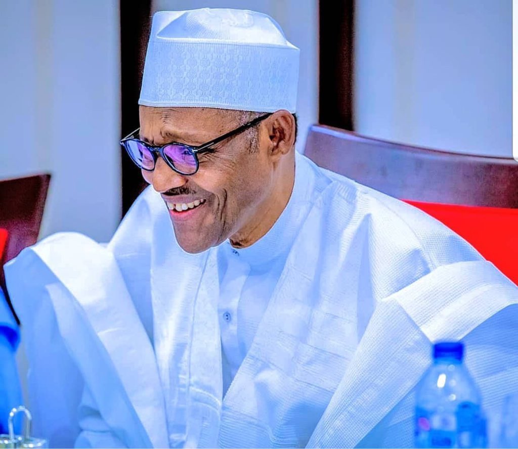 President Muhammadu Buhari. [Twitter@BashirAhmaad]