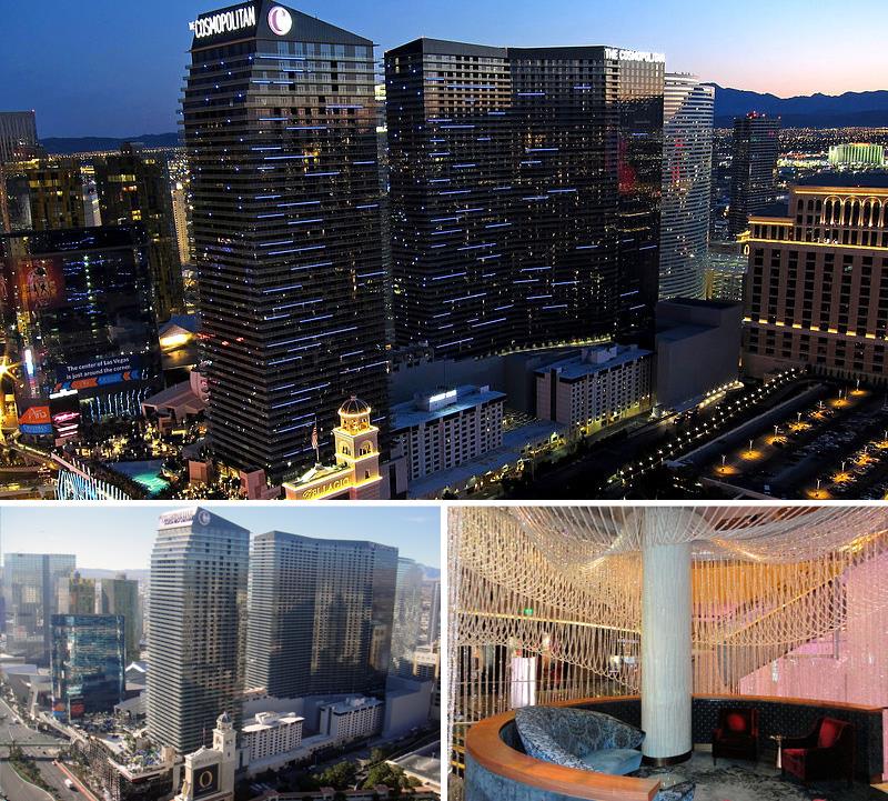 3. Cosmopolitan of Las Vegas. W hotelu w amerykańskiej stolicy hazardu znajduje się kasyno o powierzchni 7 tys. m kw. Poza tym goście mogą skorzystać z luksusowego basenu, zjeść w restauracji, pójść do nocnych klubów lub spędzić czas w teatrze obliczonym 