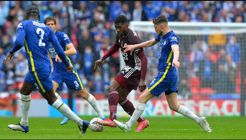 Kelechi Iheanacho was well-watched by Chelsea defence and didn't do much in the final (Leicester City)