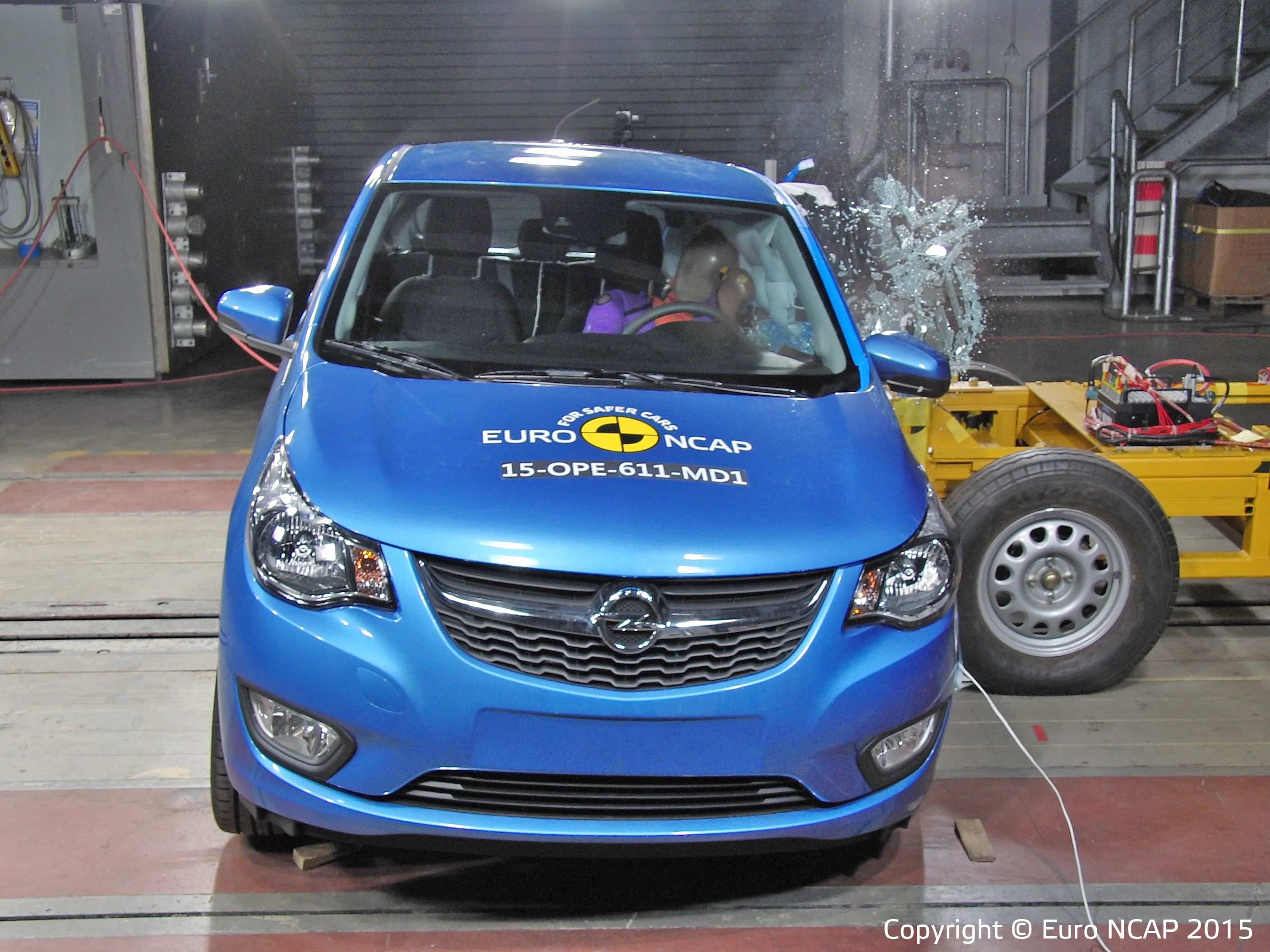 Tyle szczęścia co inżynierowie Hyundaia nie mieli tym razem specjaliści Opla. Najmniejszy model niemieckiej marki po teście zderzeniowym Euro NCAP został oceniony na cztery gwiazdki.