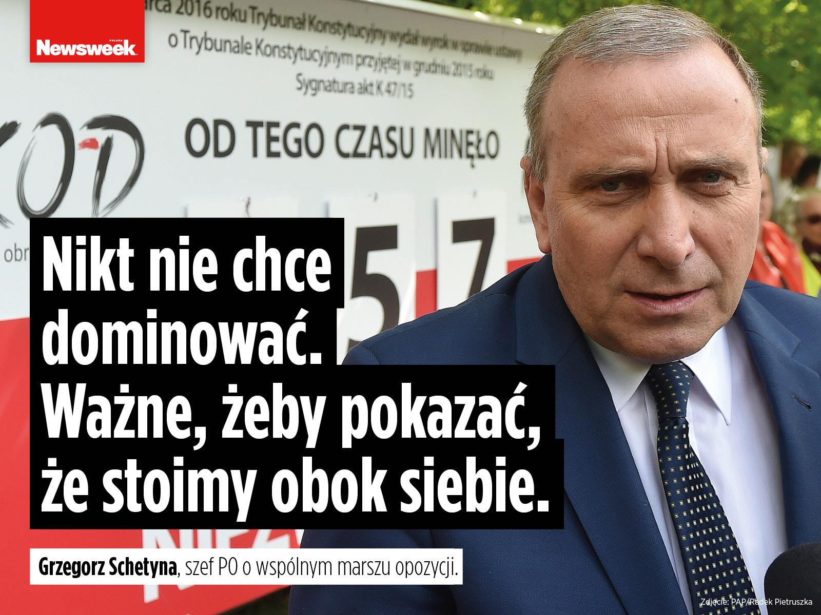 Grzegorz Schetyna PO Platforma Obywatelska polityka opozycja