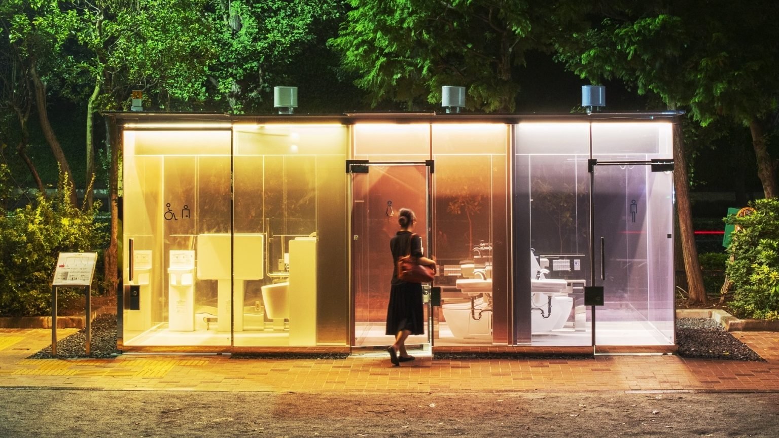 The genius behind Japan’s New transparent public toilets